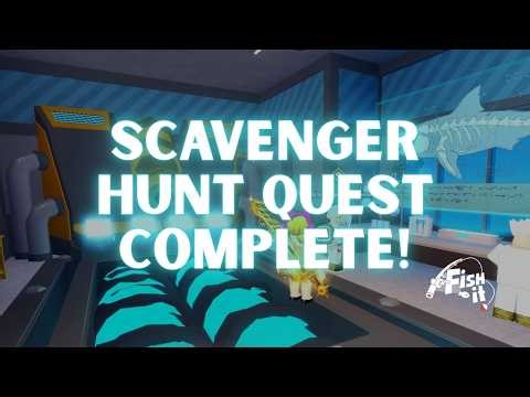 ALL 4 CORES FOUND FAST - How to Complete the Scavenger Hunt Quest in Roblox Fish It Update