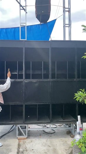 Lantang suara array t24 Alfa audio #sound #musik
