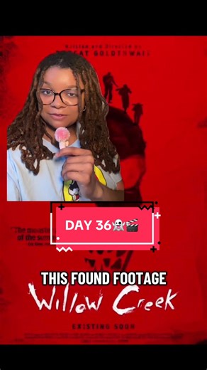 Day 36 of my horror movie challenge!! Have you seen this movie? 👣 What do we think about this video style?🤔🤔 #horrortok #horrormovie #horror #moviereviews #willowcreek