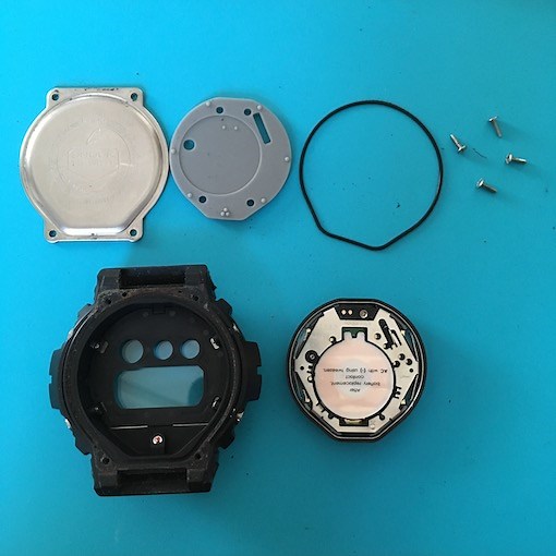 G-SHOCKの修理方法（機械交換編）