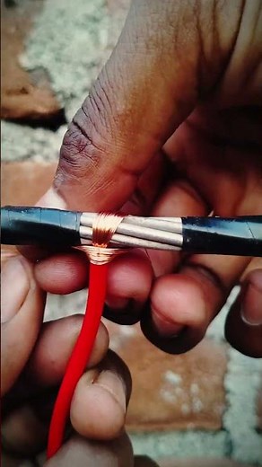 How To Tape Electrical Wires Safely | Amazing Insulation Method |#shortvideo​ #tape​ #wire #electric