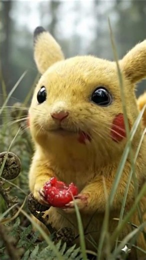 Scientists FINALLY found a real Pikachu #Pokemon #Pikachu #RealLifePokemon #CGI #VFX #UnrealEngine