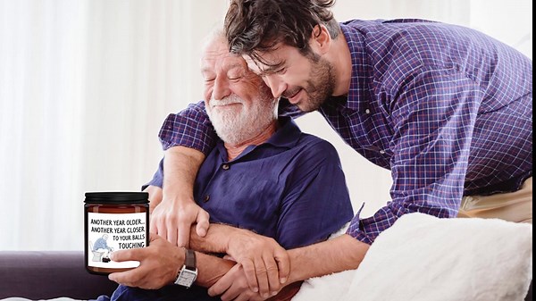 Birthday Gifts for Men Dad Boyfriend Him Husband Grandpa Brother Uncle Coworker Best Friend, Funny Present 65th 30th 75th 60th 40th 50th Birthday Gift Ideas, Happy Birthday Candles Unique Mens Gifts
