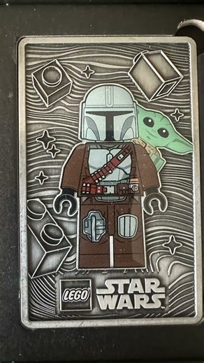 Lego Rare Star Wars The Mandalorean And Grogu Movie VIP silver rewards trading card sold out