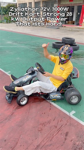 15.Gas-Powered Kart: Conquer All Terrains.#USA #gokart #ATV #diy #fyp