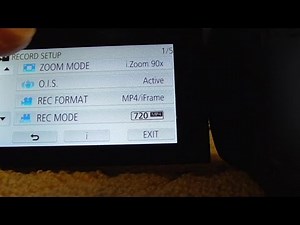 PANASONIC Video Camera CAMCORDER setup Tutorial HOW to use Camera HC-V550 HC-W580