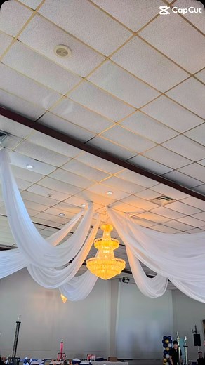 LOOK AT THAT CEILING DRAPERY✨✨✨✨‼️✨✨❤️ | Sandra Designs Weddings & Co. LLC