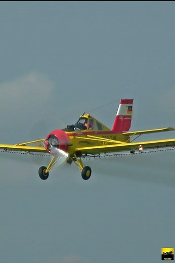 Agricultural spraying plane #shorts