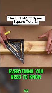 The ULTIMATE Speed Square Tutorial: Everything You Need to Know 📐🔨