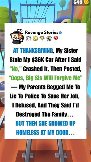 5K views · 79 reactions | AT THANKSGIVING, My Sister Stole My $36K...