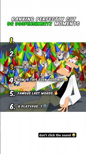 Ranking Dr.Doofenshmirtz Moments 😭