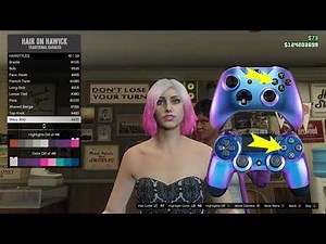 GTA Online, How To Add Highlights To Your Female & Male Characters, 2 Color Hairstyles