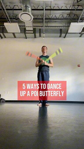 3.5K views · 70 reactions | Dance up those poi butterflies! Here are 5 of my favorite techniques for adding dance to a butterfly to make them pop for an audience. Let me know if you’d like to see individual walkthroughs for any of these poi dance moves! #PoiDance #PoiDancer #HowToDance #DanceTutorial #PoiIsDance #FlowArts #FlowArtsMovement #Ballet #ModernDance #BoysWhoDance #PoiBoys | DrexFactor | Facebook