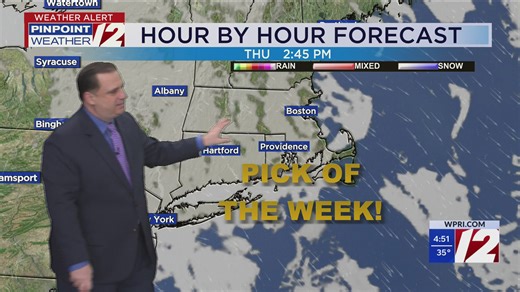 WPRI 12 weather forecast for 1/7/26: Icy spots inland this morning