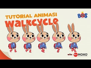 Walkcycle Animation Tutorial in MOHO | Learn How to Walk in 2D Animation