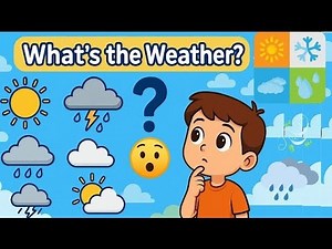 Learn weather names|| kids vocabulary || weather for kids.