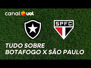 BOTAFOGO X SÃO PAULO: ONDE ASSISTIR TRANSMISSÃO AO VIVO E HORÁRIO PELO BRASILEIRÃO