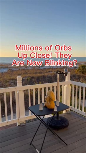 Ufowebcam on Instagram: "Millions of orbs have been swarming my home and now they started blinking! I have closeups I’ll show soon that will blow you away! What could they be? Maybe a biological life form, maybe spirits? Bugs, droplets can’t fly against a 20 mph wind and last posts show them reacting to me! Now they’re blinking! What do you think? #alien #aliens #ufo #ufos #extraterrestrial"