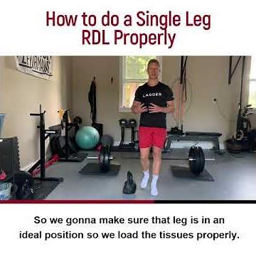 How to DO A Single Leg RDL Properly