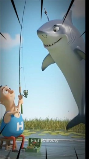 Hamud Habibi Fishing and Catching a Big Shark 😱 #hamoodhabibi #hamudhabibi #shorts