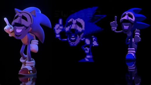 Majin Sonic has a Mask? 𝟯 𝗩𝗘𝗥𝗦𝗜𝗢𝗡𝗦 𝗔𝘁 𝗧𝗵𝗲 𝗦𝗮𝗺𝗲 𝗧𝗶𝗺𝗲 #Sega #MajinSonic #Sonic