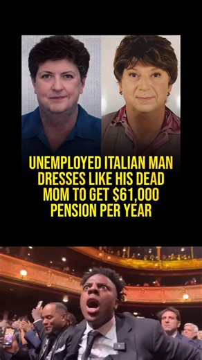 Millionaire wealth secret on Instagram: "Italian authorities say a 56 year old man has been running the most committed method acting performance in European history, spending three straight years pretending to be his deceased mother just to keep her $61,000 a year pension flowing. Police allege he stored her mummified body at home like a very unsettling family heirloom, renewed her ID in person while fully committed to the role, and somehow convinced multiple government offices that everything w