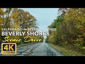 Relaxing Scenic Drive from Valparaiso to Beverly Shores, Indiana | Nature, Lakeside & Countryside