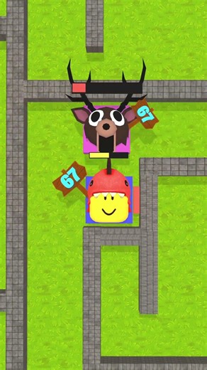 BACON and DINO KID vs OWL in 67 vs 69 WAR! ROBLOX MAZE Challenge - 99 Nights in The Forest