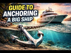 How to Anchor a Big Ship | Complete Practical Guide I Merchant Navy Exam I Ship Anchoring