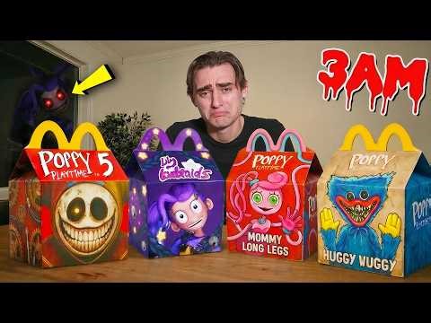 NEW LILY LOVEBRAIDS HAPPY MEAL UNBOXING AT 3AM... (I GOT ATTACKED) Poppy Playtime