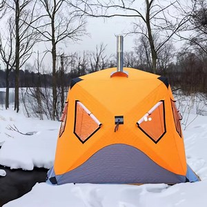 [Hot Item] Fishing Tents for 3-4 Person Quick Automatic Pop up Keeping Warm Tent