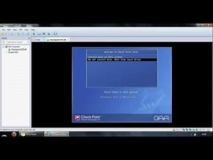Check Point GAiA Firewall R75 - VMware Installation Video - Part 1