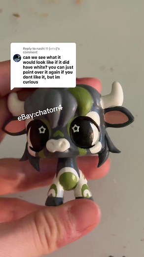 Replying to @nashi !! (≧∇≦) I was not expecting my last video to be so controversial…… YALLL I have no problem adding white dots to the eyes I do it sometimes the point was I just don’t appreciate being told to add them on finished customs when clearly it was a style desison not to add em. Art supplies used ( lps bases from @ Lpsloverqa on insta and TikTok,deco art varnish, deco art acrylic paint, epoxy sculpty) #lps#lpss#lpstiktoks#lpstiktoksls#lpstiktokss#lpstokp#fypr#foryoupages#lpscollection