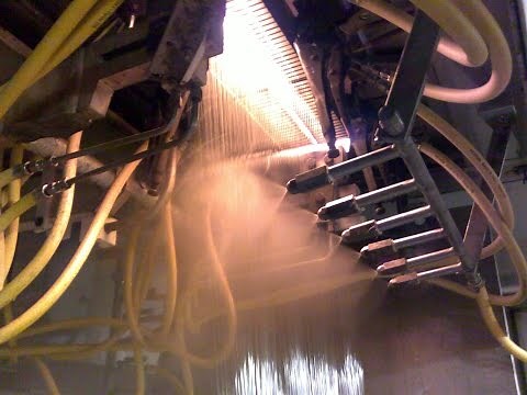 Fiberglass manufacturing: forming room pt. 2