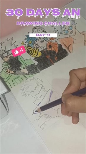 day -10 of 30 days drawing challenge 💥 😱 Drawing gojo || Jujutsukaisen character drawing ||#anime