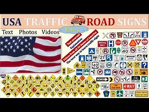 USA TRAFFIC ROAD SIGNS - Part 1