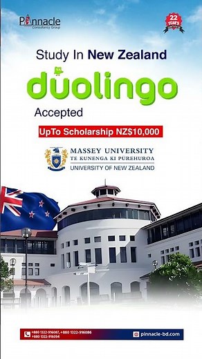 Study at Massey University – New Zealand.