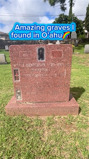 Grace Waronker on Instagram: "Some amazing graves I came across at O’ahu Cemetery🥰 Such a beautiful place. It was wonderful getting to visit the souls that reside there🌈🥰 #fyp #cemetery #graveyard #taphophile #hawaii"