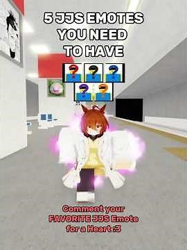 5 Emotes you NEED to get in JJS!!! #battleground #roblox #jjs #jjk #emote #jujutsukaisen
