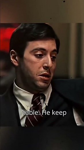 The Restaurant Scene: Michael Killed Sollozzo and McCluskey #movie #thegodfather #shorts #fyp