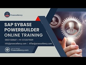 SAP Sybase PowerBuilder Training from Beginning Learn and improve your skills with expert trainer