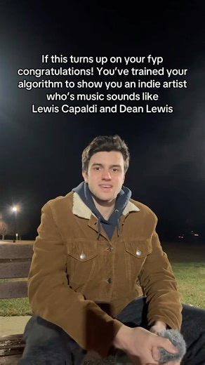 Congrats you found a new indie artist in the style of Lewis Capaldi and Dean Lewis #indieartist