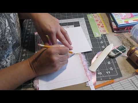 (francais) Scrapbooking Tuto #10/11: Mini Album Conventionnel facile pour debutants.