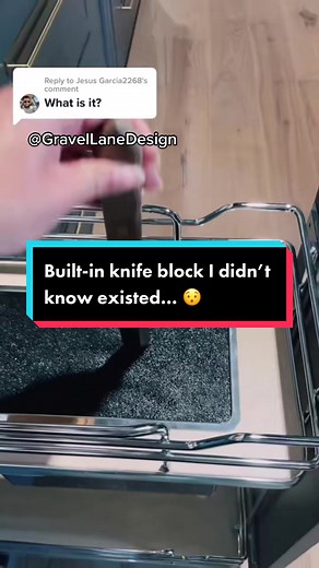 Innovative Built-In Knife Block for Your Kitchen