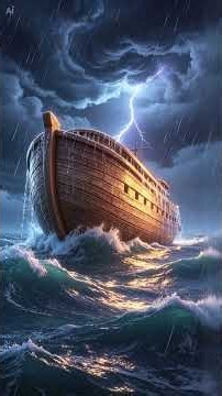 The GREAT ADVENTURE of Noah's Ark 🦁🌧️ #shorts