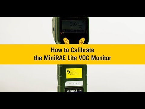 How Do I Calibrate the MiniRAE Lite VOC Monitor