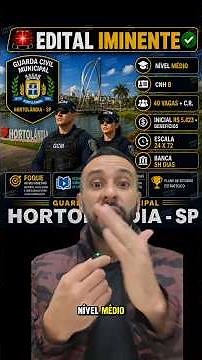 Hortolândia GCM Entrance Exam - SP 🚨