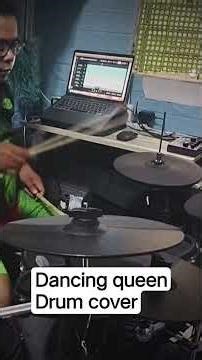 Dancing queen- drum cover #trendingshorts #drumcover #music