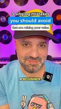 Avoid these singing mistakes if you wish to honour your voice