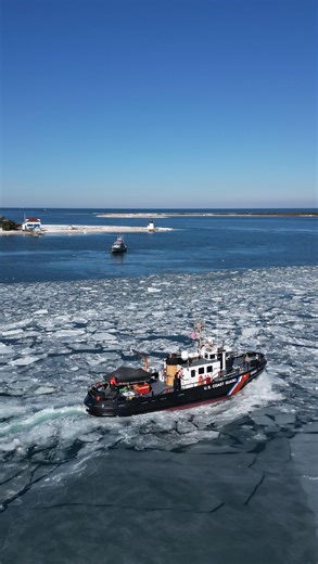 The U.S. Coast Guard cutter Shackle visited Nantucket Harbor on an ice-breaking mission on Thursday. The 65-foot harbor tug, which left its homeport of Portland, Maine, 10 days ago, has been in high demand during the deep freeze impacting New England. Before it arrived in Nantucket today, the 63-year-old Shackle was breaking ice in Boston and New Bedford. The vessel is one of six WYTL harbor tugs working around the clock right now to break up ice in harbors and waterways up and down the northeas